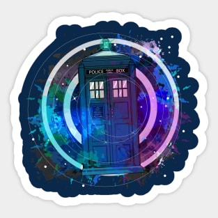 The Tardis Sticker